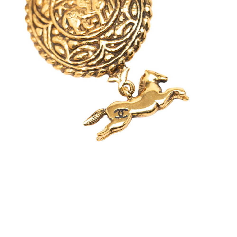 CHANEL Authentic Gold Logo Necklace - Picture 3 of 4
